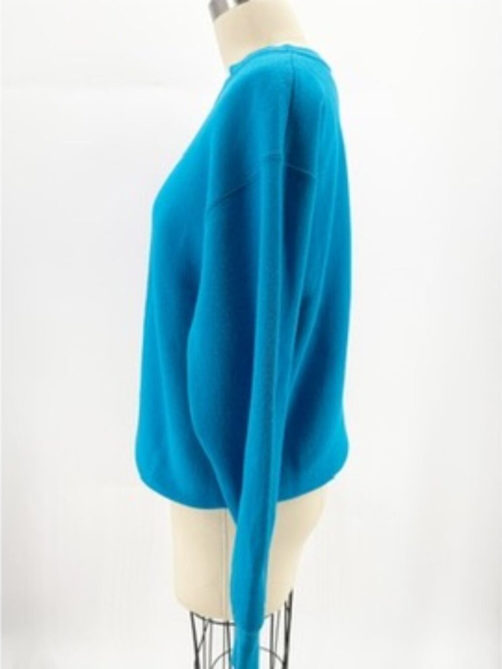 Vtg 80s Continental Airlines Blue Crewneck Sweatshirt Fruit of the Loom Size M - Picture 5 of 8